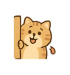 ぽちゃトラねこ感情パレード（個別スタンプ：12）