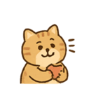 ぽちゃトラねこ感情パレード（個別スタンプ：16）