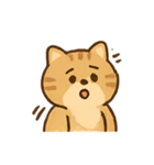 ぽちゃトラねこ感情パレード（個別スタンプ：18）