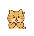 ぽちゃトラねこ感情パレード（個別スタンプ：19）