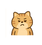 ぽちゃトラねこ感情パレード（個別スタンプ：21）