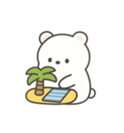 ぎゅっとクマ＊夏：タイ（個別スタンプ：10）
