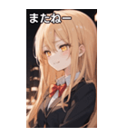 金髪ロングストレートの憂い（個別スタンプ：18）