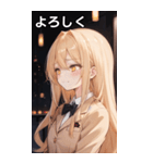 金髪ロングストレートの憂い（個別スタンプ：21）