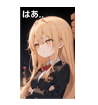 金髪ロングストレートの憂い（個別スタンプ：24）