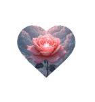 綺麗な薔薇.Beautiful rose.Healing.（個別スタンプ：1）