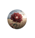 くすんだ美しい薔薇.A dull beautiful rose（個別スタンプ：1）