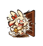 デレうさぎモカの気まぐれスタンプ3遅刻編（個別スタンプ：10）