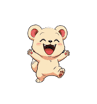 【表情豊かな動物達】（個別スタンプ：3）