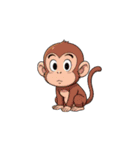 【表情豊かな動物達】（個別スタンプ：7）