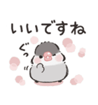 シックな文鳥さん（個別スタンプ：5）