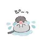 シックな文鳥さん（個別スタンプ：31）