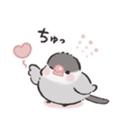 シックな文鳥さん（個別スタンプ：40）