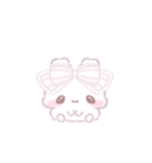 動くふわもちうさちゃん（個別スタンプ：3）