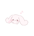 動くふわもちうさちゃん（個別スタンプ：9）