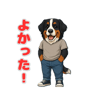 バーニーズの喜怒哀楽スタンプ1（個別スタンプ：1）