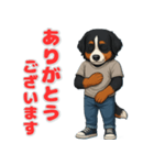バーニーズの喜怒哀楽スタンプ1（個別スタンプ：5）