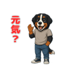 バーニーズの喜怒哀楽スタンプ1（個別スタンプ：6）