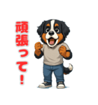 バーニーズの喜怒哀楽スタンプ1（個別スタンプ：12）