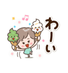 素敵シニア猛暑を乗り切る【文字大きめ】9（個別スタンプ：33）
