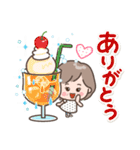 素敵シニア猛暑を乗り切る【文字大きめ】9（個別スタンプ：35）