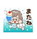 素敵シニア猛暑を乗り切る【文字大きめ】9（個別スタンプ：40）
