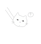 ひょっこり首長にゃんこ（個別スタンプ：9）
