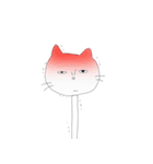 ひょっこり首長にゃんこ（個別スタンプ：25）