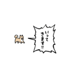▶︎動く！叫ぶ小さい柴犬（個別スタンプ：16）