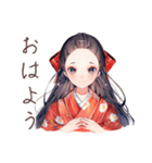 大正女学生の避暑地日記（個別スタンプ：2）