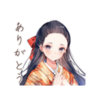 大正女学生の避暑地日記（個別スタンプ：3）