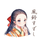 大正女学生の避暑地日記（個別スタンプ：6）