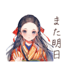 大正女学生の避暑地日記（個別スタンプ：7）