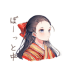 大正女学生の避暑地日記（個別スタンプ：12）