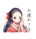 大正女学生の避暑地日記（個別スタンプ：13）