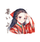 大正女学生の避暑地日記（個別スタンプ：16）