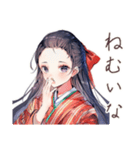 大正女学生の避暑地日記（個別スタンプ：19）