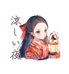 大正女学生の避暑地日記（個別スタンプ：26）