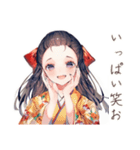 大正女学生の避暑地日記（個別スタンプ：28）