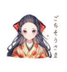 大正女学生の避暑地日記（個別スタンプ：31）