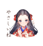 大正女学生の避暑地日記（個別スタンプ：36）