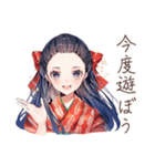 大正女学生の避暑地日記（個別スタンプ：40）