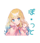 眠そうなパーカーの女の子♡（個別スタンプ：20）