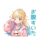 眠そうなパーカーの女の子♡（個別スタンプ：39）