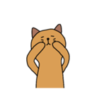 [アレンジ用]ユルい猫4（個別スタンプ：4）