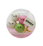 三色団子カプセルトイ(丸型)（個別スタンプ：1）