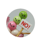 三色団子カプセルトイ(丸型)（個別スタンプ：3）