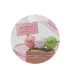 三色団子カプセルトイ(丸型)（個別スタンプ：5）