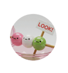 三色団子カプセルトイ(丸型)（個別スタンプ：6）