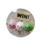 三色団子カプセルトイ(丸型)（個別スタンプ：8）
